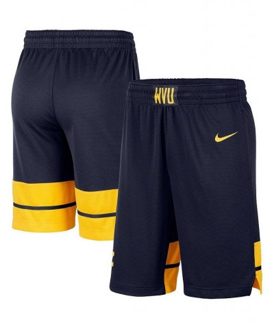 Men's Navy West Virginia Mountaineers Replica Team Basketball Shorts $38.99 Shorts