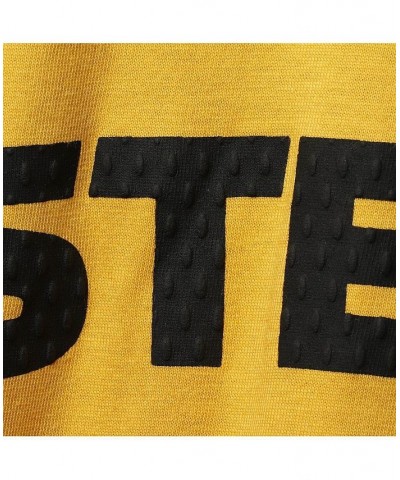 Men's Black, Heathered Gray Pittsburgh Steelers Big & Tall Color Block T-shirt $21.50 T-Shirts