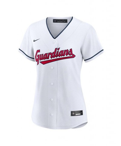 Men's White Cleveland Guardians Home Replica Team Jersey $43.75 Jersey