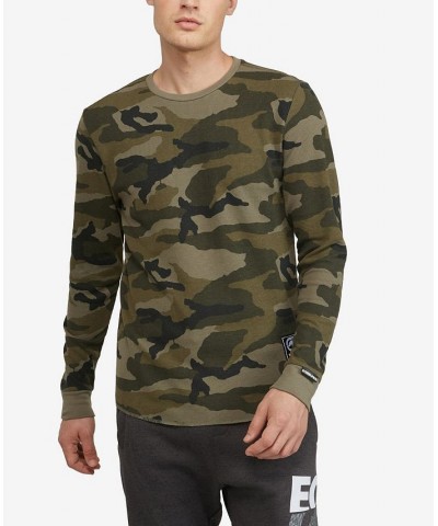 Men's All Over Print Stunner Thermal Sweater Combat Camo $24.00 Sweaters