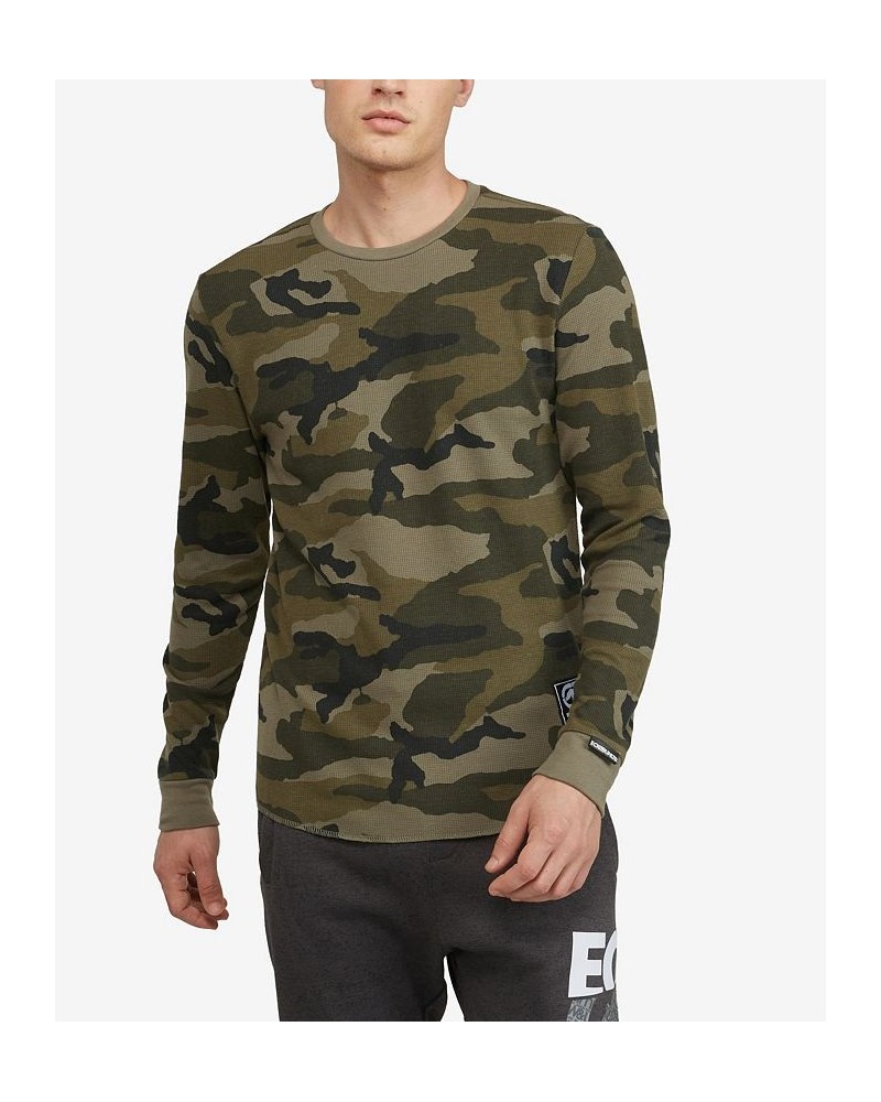 Men's All Over Print Stunner Thermal Sweater Combat Camo $24.00 Sweaters