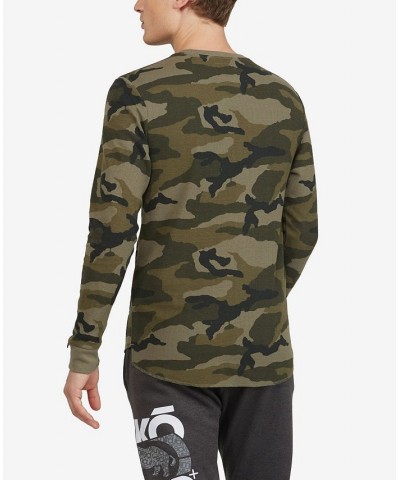 Men's All Over Print Stunner Thermal Sweater Combat Camo $24.00 Sweaters