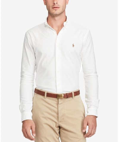 Slim-Fit Stretch-Oxford Shirt White $55.35 Shirts