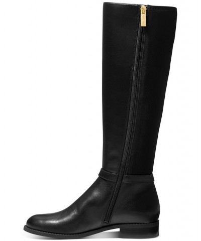 Women's Finley Tall Riding Boots Black $47.97 Shoes