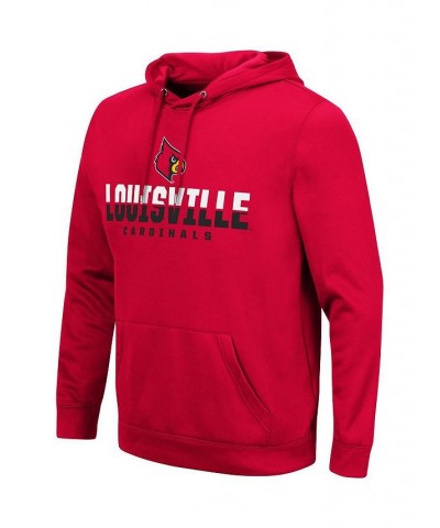 Men's Red Louisville Cardinals Lantern Pullover Hoodie $31.20 Sweatshirt