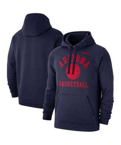 Men's Navy Arizona Wildcats Basketball Club Fleece Pullover Hoodie $31.50 Sweatshirt