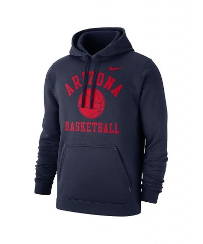 Men's Navy Arizona Wildcats Basketball Club Fleece Pullover Hoodie $31.50 Sweatshirt