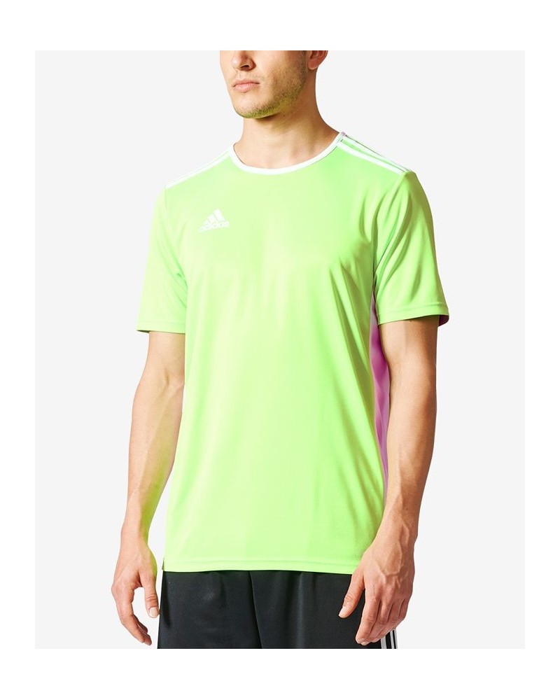 Men's Entrada ClimaLite Soccer Shirt Solar Green/White $13.25 T-Shirts