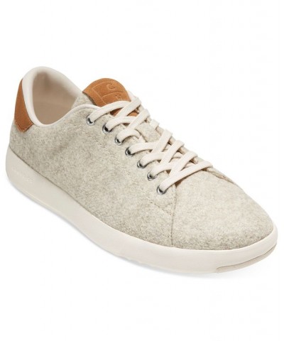 Women's GrandPro Tennis Lace-Up Sneakers Ivory/Cream $49.50 Shoes