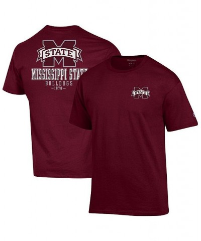 Men's Maroon Mississippi State Bulldogs Stack 2-Hit T-shirt $19.80 T-Shirts