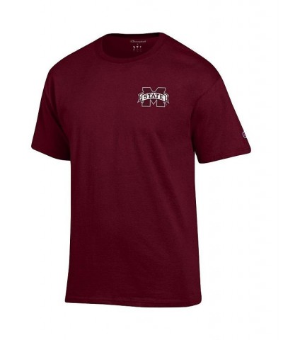 Men's Maroon Mississippi State Bulldogs Stack 2-Hit T-shirt $19.80 T-Shirts