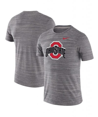 Men's Gray Ohio State Buckeyes Team Logo Velocity Legend Performance T-shirt $22.00 T-Shirts