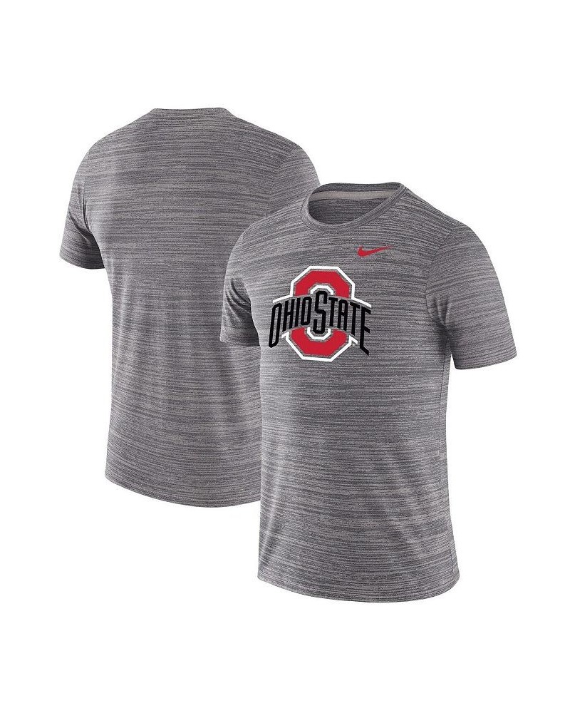 Men's Gray Ohio State Buckeyes Team Logo Velocity Legend Performance T-shirt $22.00 T-Shirts