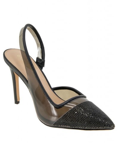 Women's Hominy Slingback Pump Black $55.93 Shoes