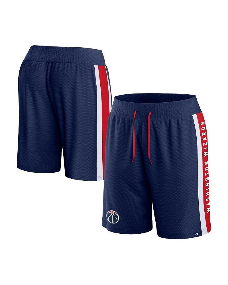 Men's Branded Navy Washington Wizards Referee Iconic Mesh Shorts $17.60 Shorts