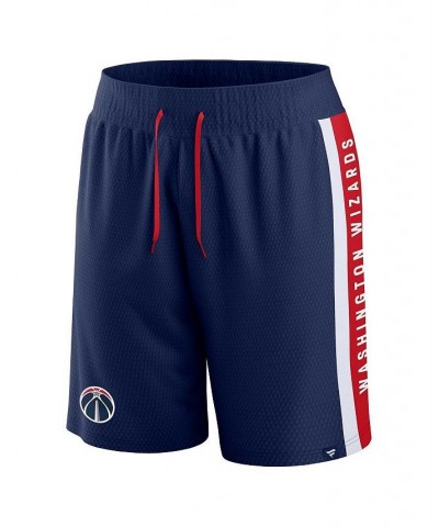 Men's Branded Navy Washington Wizards Referee Iconic Mesh Shorts $17.60 Shorts