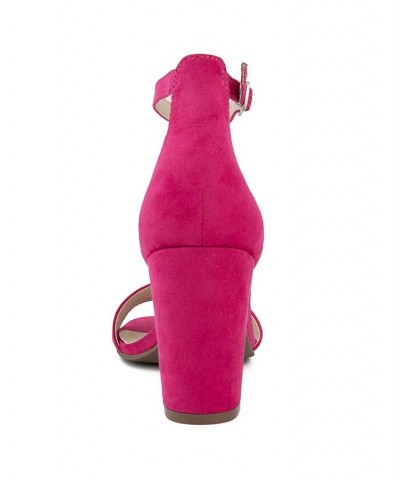 Women's Machelene Dress Heel Sandals Pink $34.45 Shoes