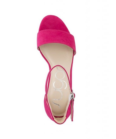 Women's Machelene Dress Heel Sandals Pink $34.45 Shoes