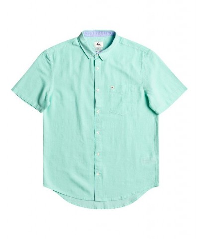 Men's Time Box Short-Sleeve Shirt Green $28.20 Shirts