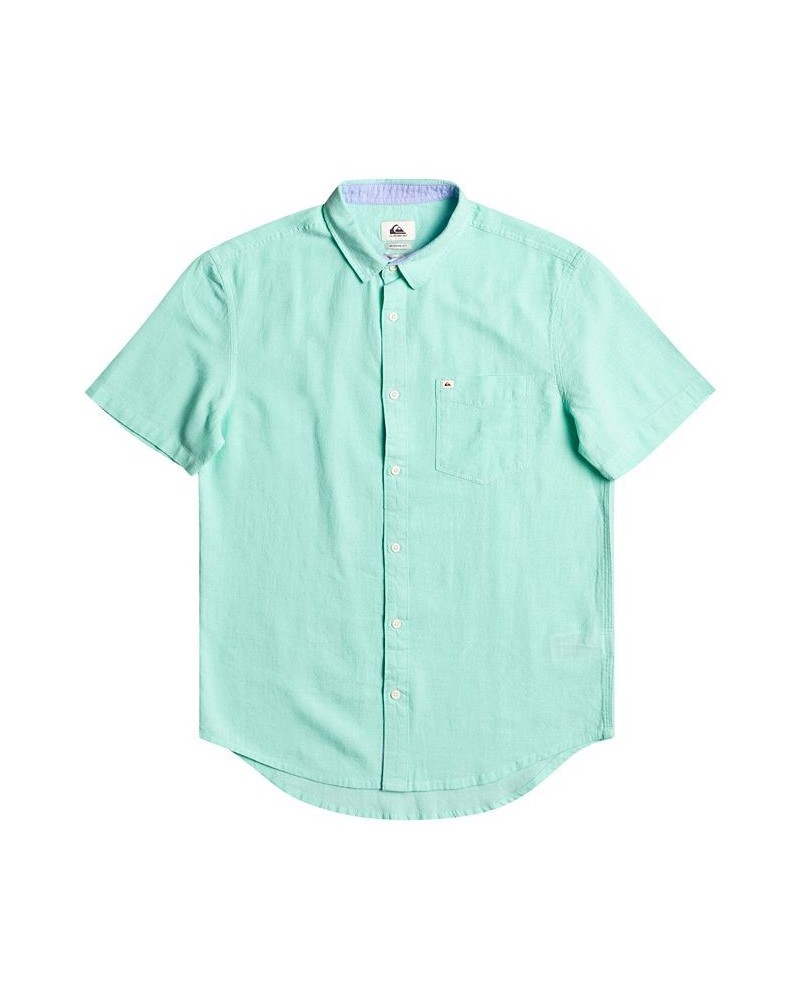 Men's Time Box Short-Sleeve Shirt Green $28.20 Shirts