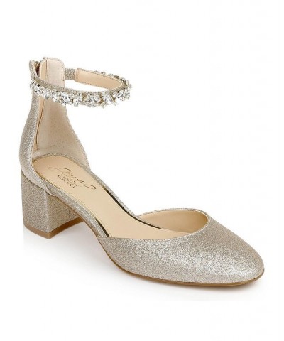 Women's Cathleen Evening Pump Gold $45.22 Shoes