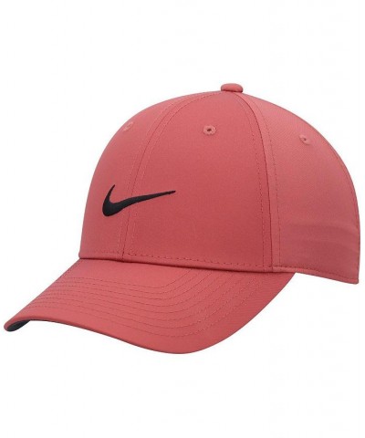 Men's Charcoal Legacy91 Tech Logo Performance Adjustable Hat Maroon $18.86 Hats