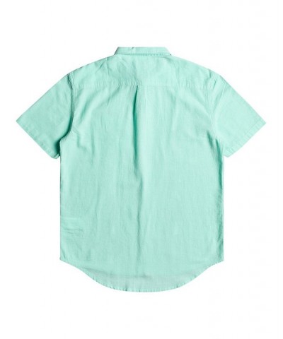 Men's Time Box Short-Sleeve Shirt Green $28.20 Shirts