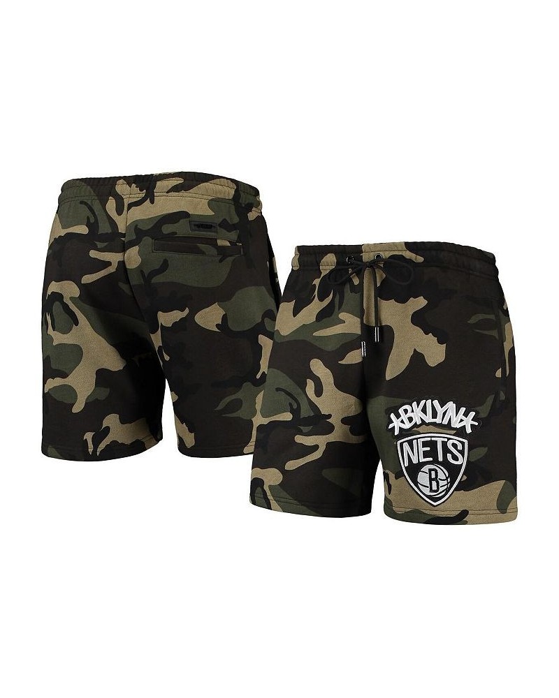 Men's Camo Brooklyn Nets Team Shorts $45.89 Shorts