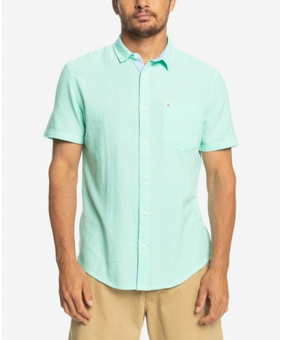 Men's Time Box Short-Sleeve Shirt Green $28.20 Shirts