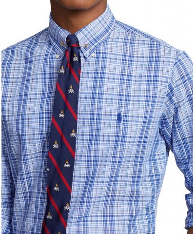 Men's Classic-Fit Performance Shirt Blue Multi $50.32 Shirts