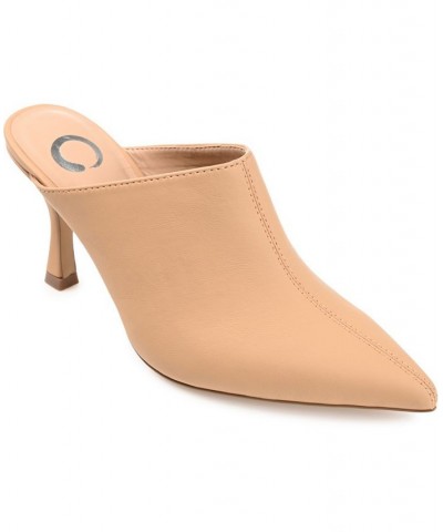 Women's Shiyza Mules Tan $38.95 Shoes