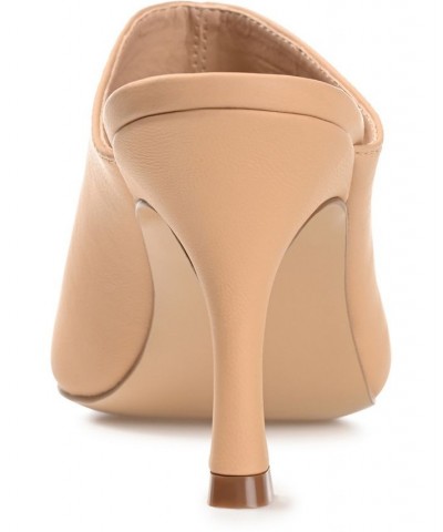 Women's Shiyza Mules Tan $38.95 Shoes