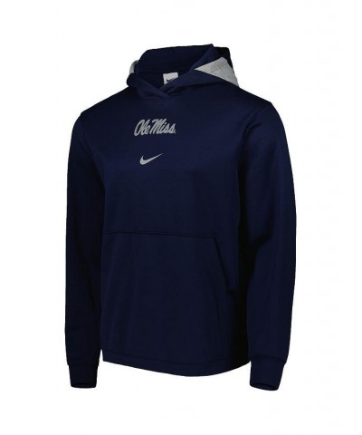 Men's Navy Ole Miss Rebels Spotlight Performance Pullover Hoodie $46.74 Sweatshirt