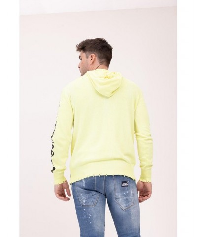 Men's Modern Downtown Los Angeles Hoodie Yellow $65.25 Sweatshirt