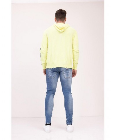 Men's Modern Downtown Los Angeles Hoodie Yellow $65.25 Sweatshirt