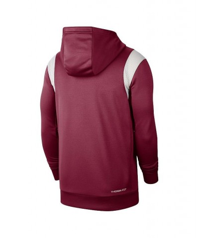 Men's Garnet Florida State Seminoles 2022 Game Day Sideline Performance Pullover Hoodie $38.95 Sweatshirt