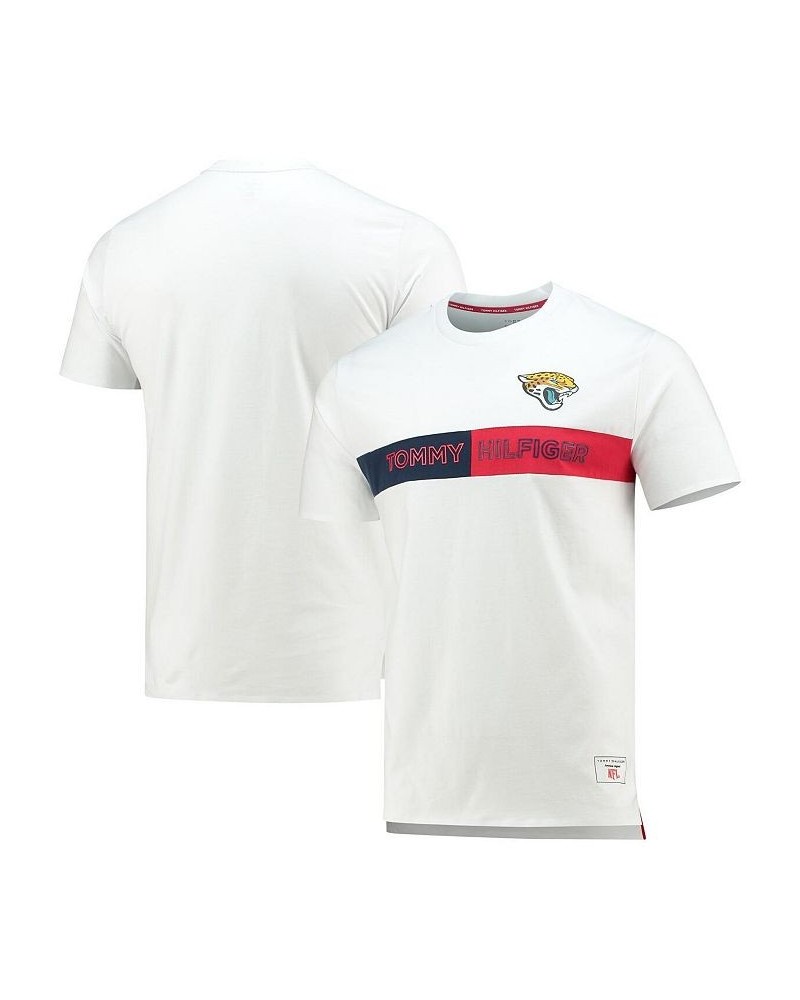 Men's White Jacksonville Jaguars Core T-shirt $31.19 T-Shirts