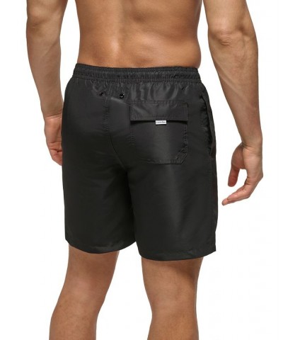 Men's Regular-Fit UPF 50+ Reflection Logo Swim Trunks White $21.98 Swimsuits