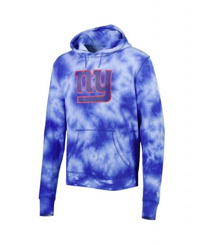 Men's Royal New York Giants Team Tie-Dye Pullover Hoodie $49.49 Sweatshirt