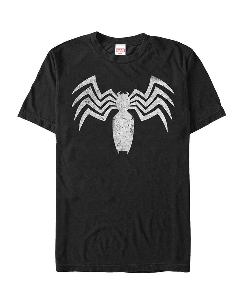 Marvel Men's Venom Distressed Venom Chest Logo Short Sleeve T-Shirt Black $15.75 T-Shirts