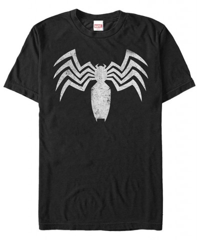 Marvel Men's Venom Distressed Venom Chest Logo Short Sleeve T-Shirt Black $15.75 T-Shirts