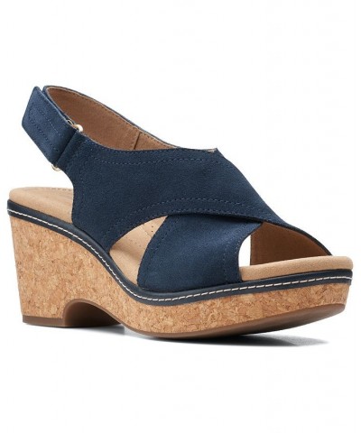 Women's Giselle Cove Sandals Blue $41.42 Shoes