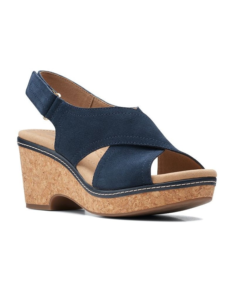 Women's Giselle Cove Sandals Blue $41.42 Shoes