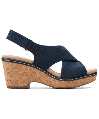 Women's Giselle Cove Sandals Blue $41.42 Shoes