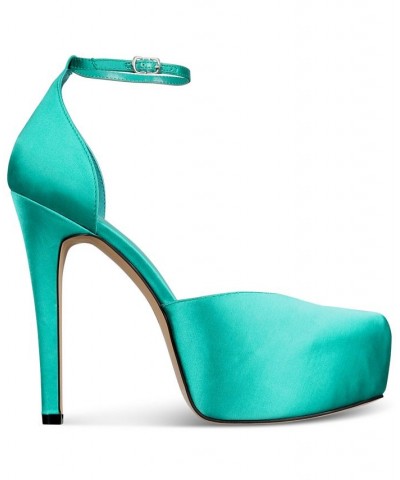 Women's Satiya Platform Dress Sandals Green $62.40 Shoes