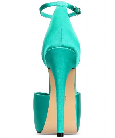 Women's Satiya Platform Dress Sandals Green $62.40 Shoes