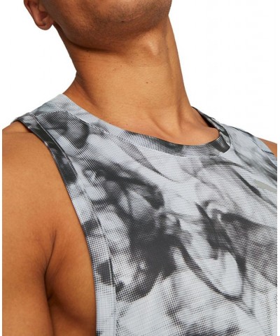 Men's Run Favorite Graphic Logo Tank Black $26.10 T-Shirts