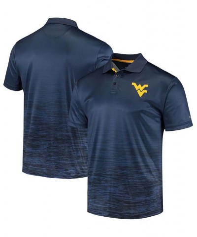 Men's Navy West Virginia Mountaineers Marshall Polo $23.20 Polo Shirts