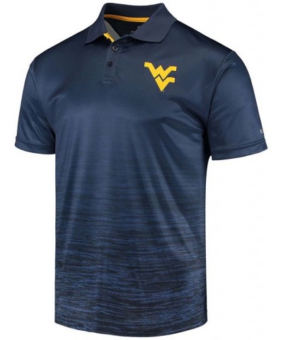 Men's Navy West Virginia Mountaineers Marshall Polo $23.20 Polo Shirts