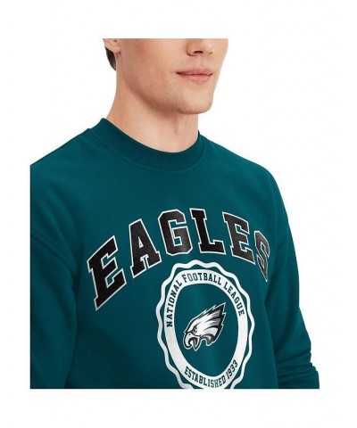 Men's Midnight Green Philadelphia Eagles Ronald Crew Sweatshirt $36.00 Sweatshirt